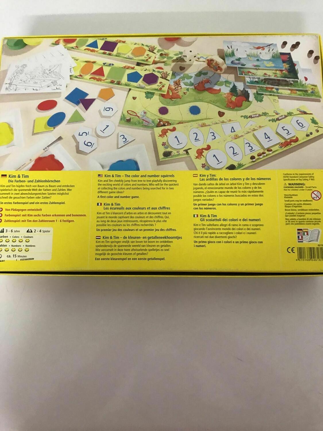 Kim & Tim: Die Farben-und Zahlenhörnchen Back