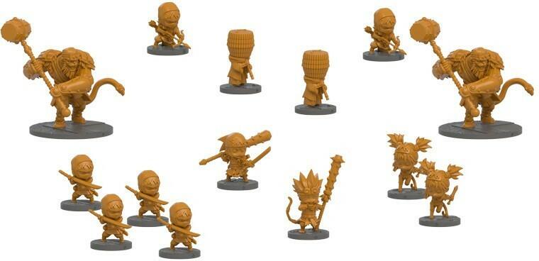 Ninja All-Stars: Clan Yamazaru Figurines