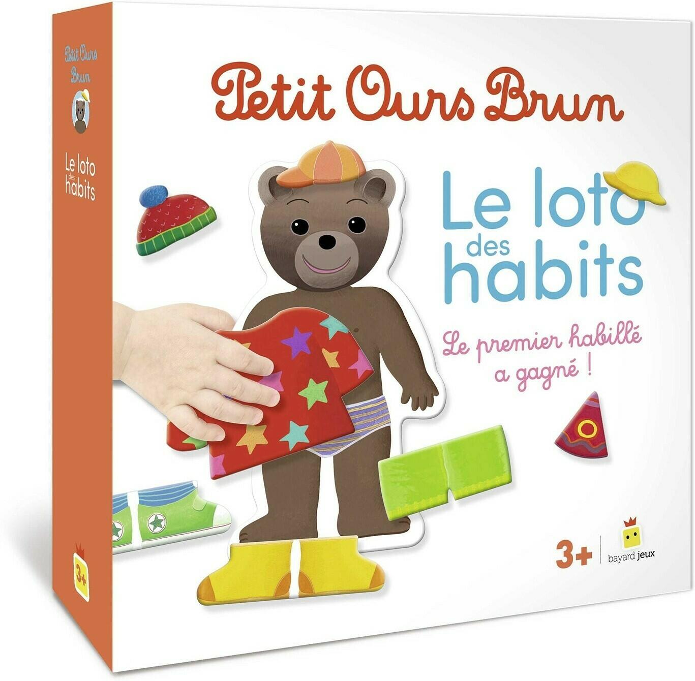 Petit Ours Brun: Le Loto des Habits Cover 3d