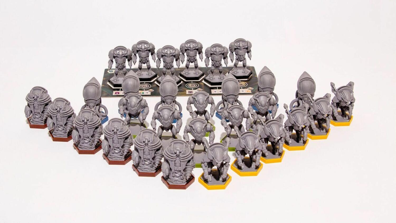 Anachrony: Figurines d'Exosquelettes Figurines