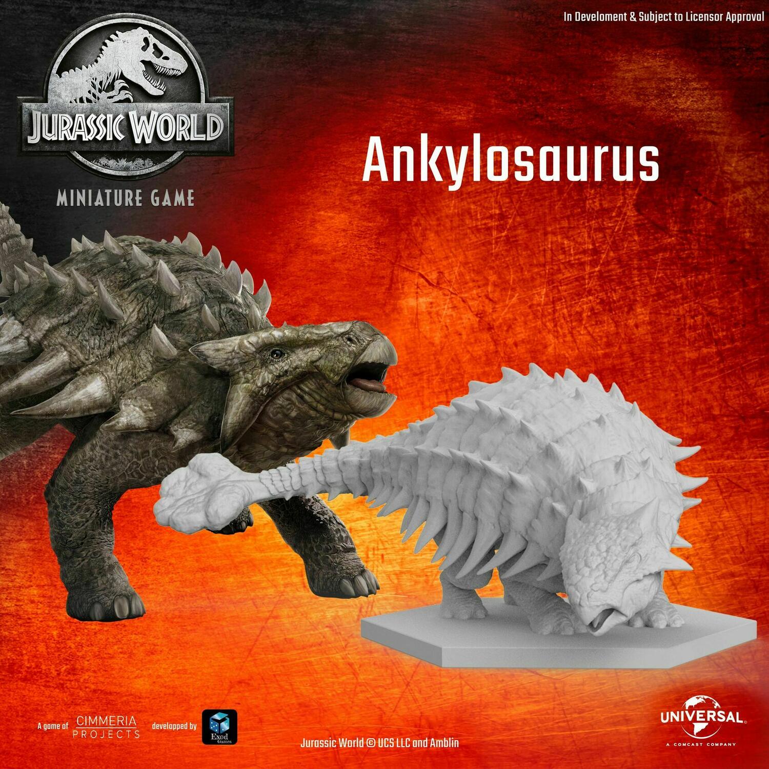 Jurassic World: Miniature Game Akylosaurus