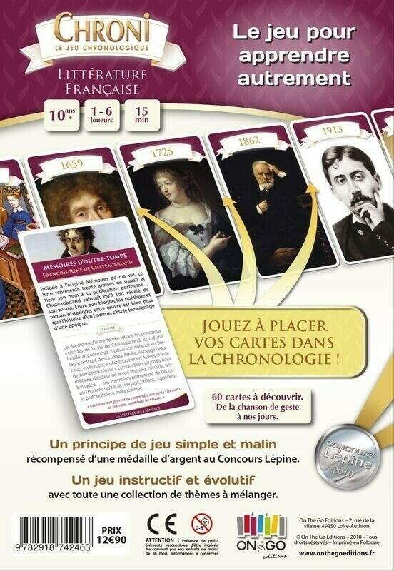 Chroni: Littérature Française Back
