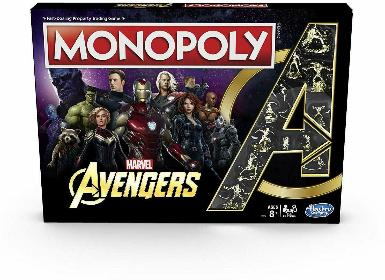 Monopoly: Avengers 2019 Cover 3d