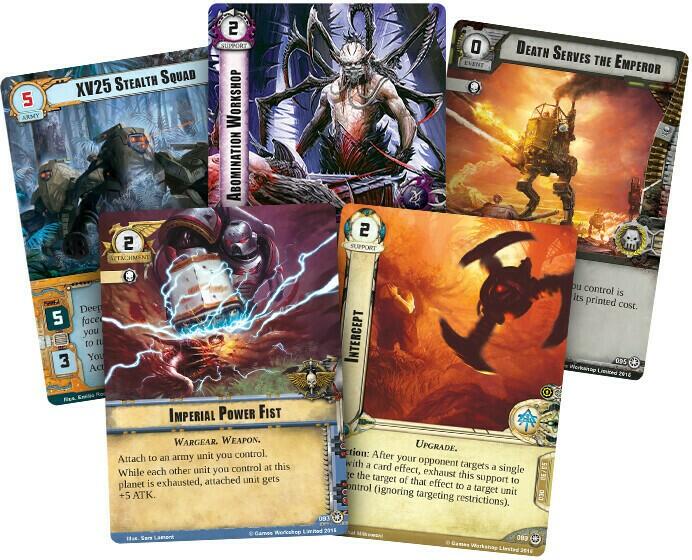 Warhammer 40,000: Conquest - Contre le Grand Ennemi Cartes