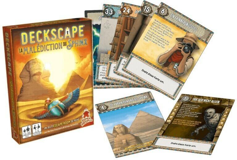 Deckscape: La Malédiction du Sphinx Eclate
