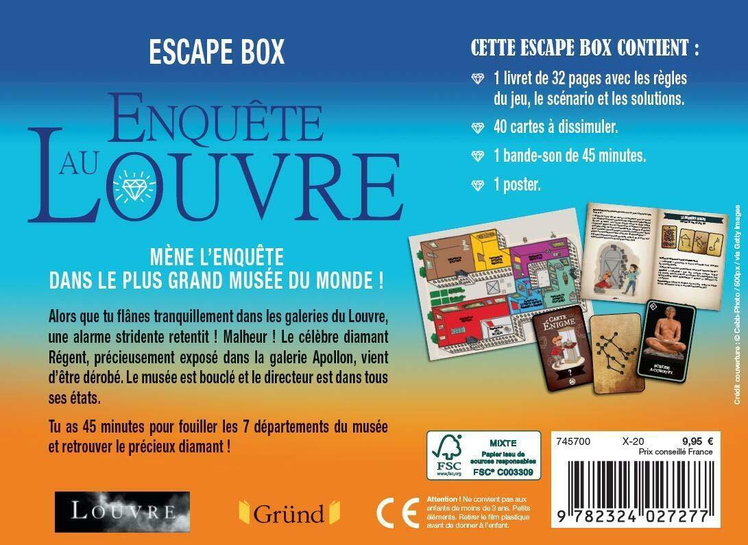 Escape Box: Enquête au Louvre Back