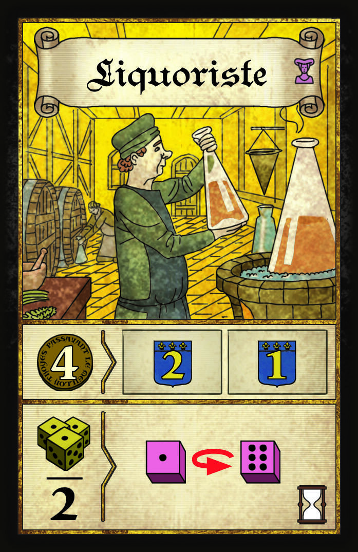 Les Dames de Troyes Carte Liquoriste