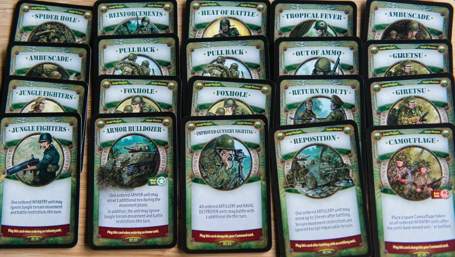 Mémoire 44: The Battle Map 2 - Volume 2 - Through Jungle and Desert Cartes