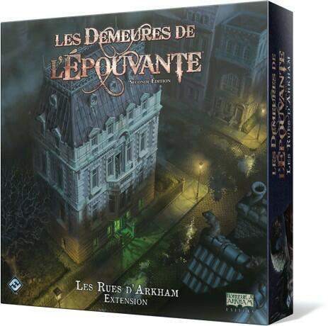 Les Demeures de l'Épouvante: Seconde Édition - Les Rues d’Arkham Cover 3d