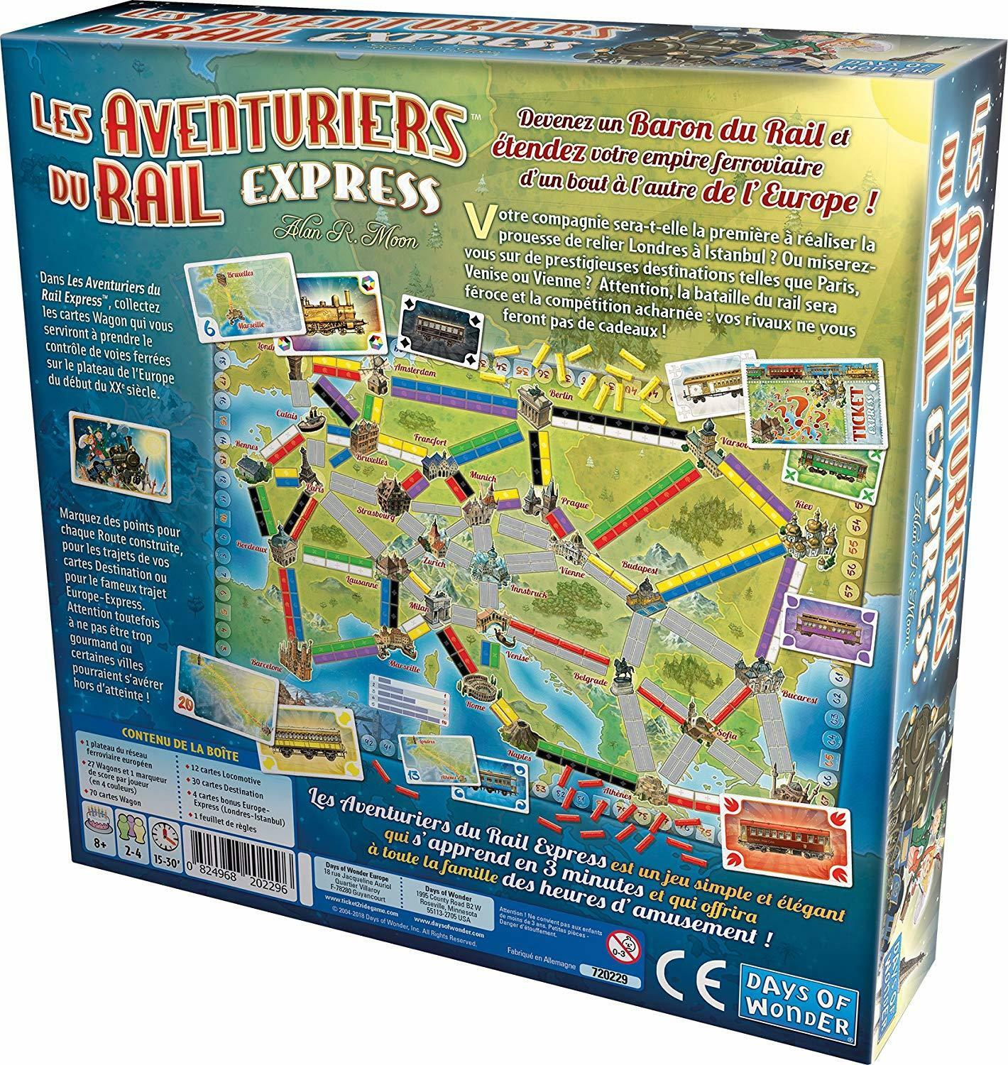 Les Aventuriers du Rail: Express Back 3d