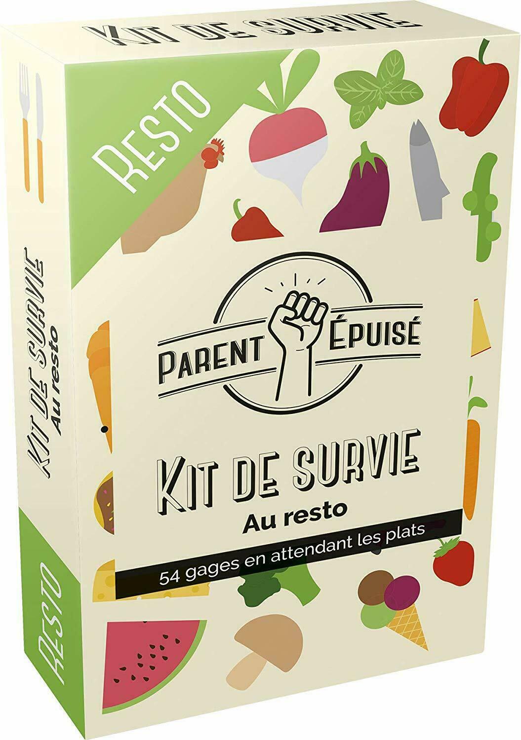 Parent Épuisé: Kit de Survie - Au Resto Cover 3d