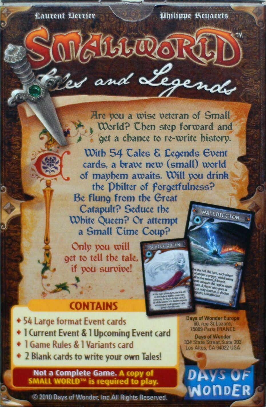 Small World: Tales and Legends Back