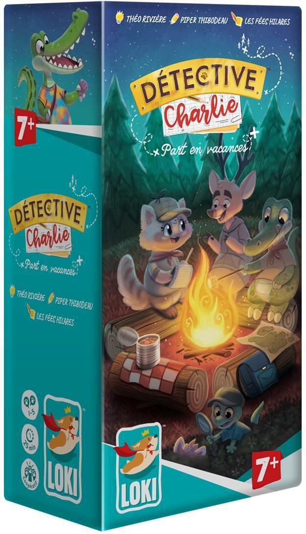 Détective Charlie: Part en Vacances Cover 3d