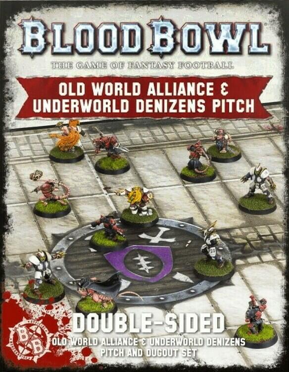 Blood Bowl: The Game of Fantasy Football - Old World Alliance & Underworld Denizens Pitch Cover