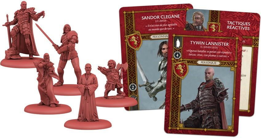 Le Trône de Fer: Le Jeu de Figurines - Héros Lannister I Eclate