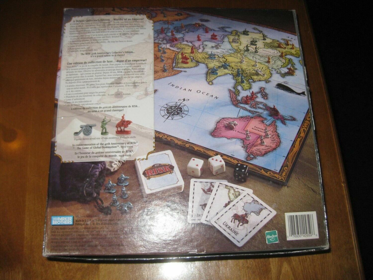 Risk: 40ème Anniversaire - Édition de Collection Back 3d
