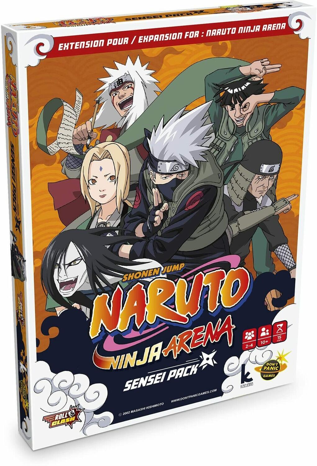 Naruto: Ninja Arena - Sensei Pack Cover 3d