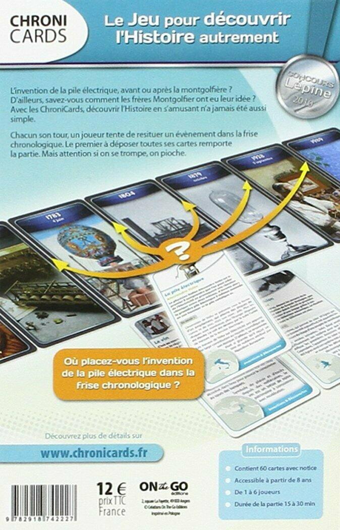 ChroniCards: Les Grandes Inventions & Découvertes Back
