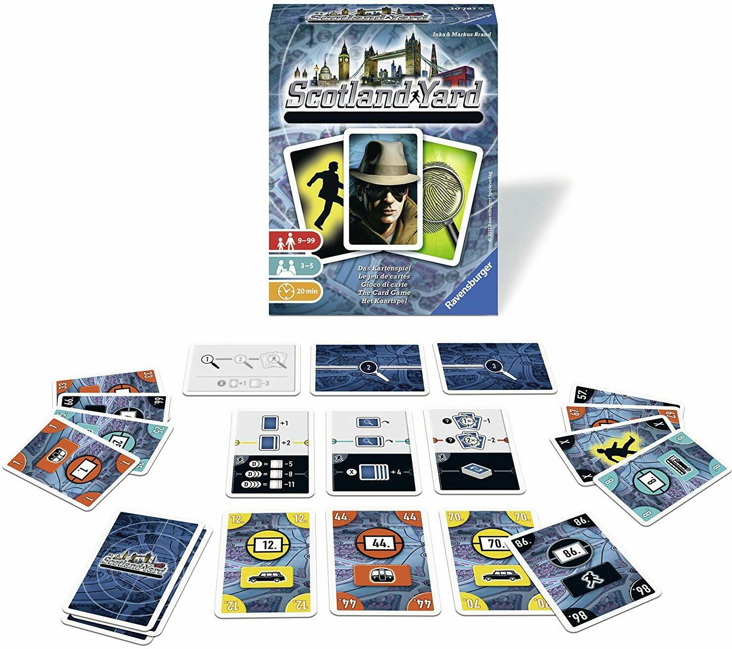 Scotland Yard: Le Jeu de Cartes Eclate