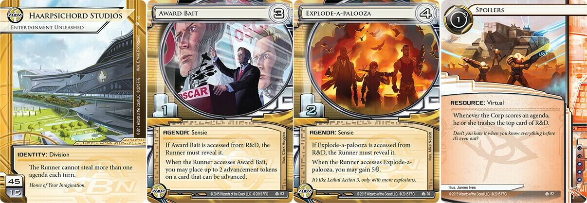 Android: Netrunner - Le Vieil Hollywood Cartes