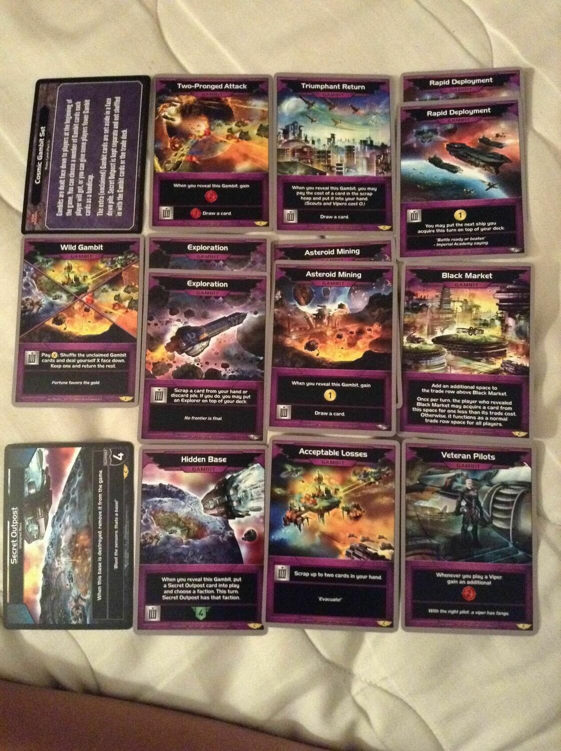 Star Realms: Cosmic Gambit Set Cartes