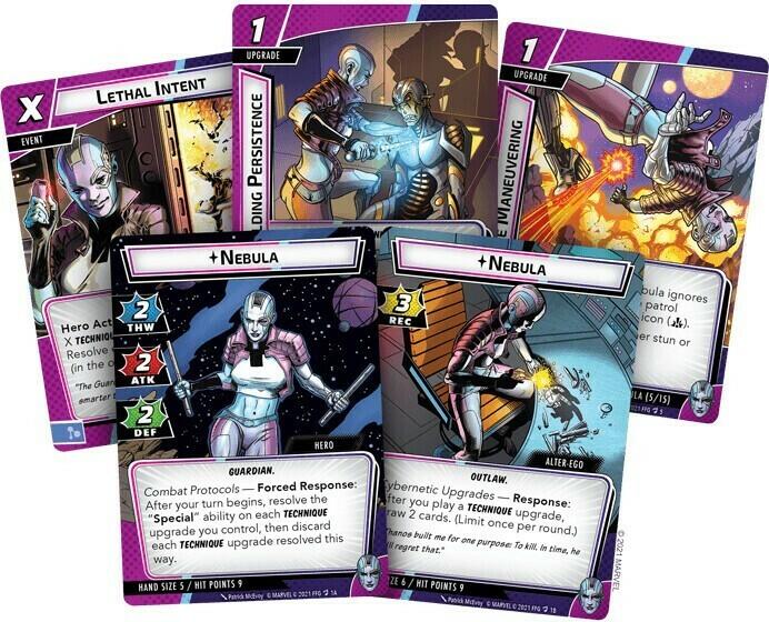 Marvel Champions: Le Jeu de Cartes - Nebula Cartes