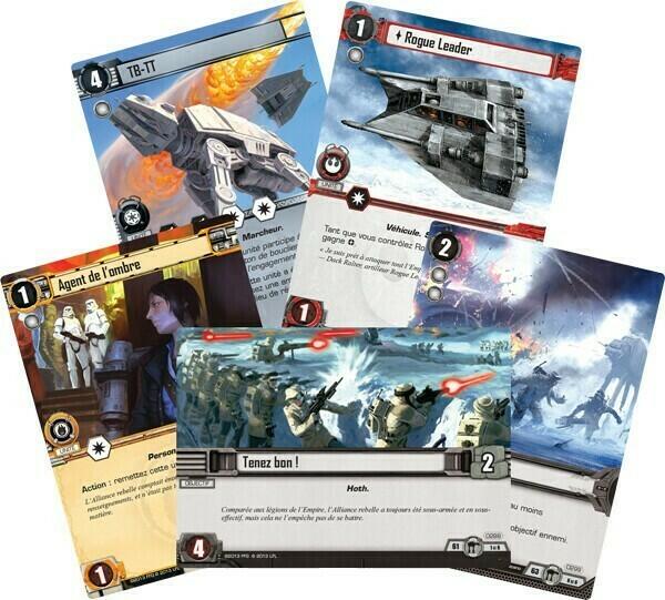 Star Wars: Le Jeu de Cartes - La Bataille de Hoth Cartes
