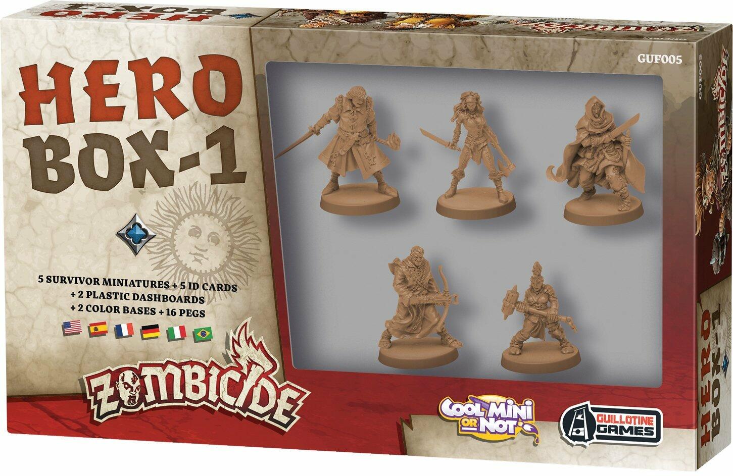 Zombicide: Black Plague - Hero Box 1 Cover 3d