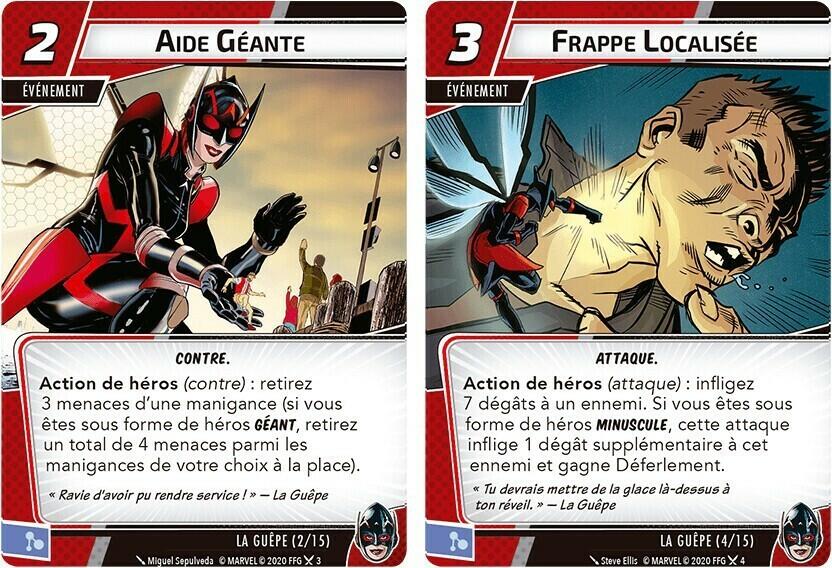 Marvel Champions: Le Jeu de Cartes - Wasp Cartes