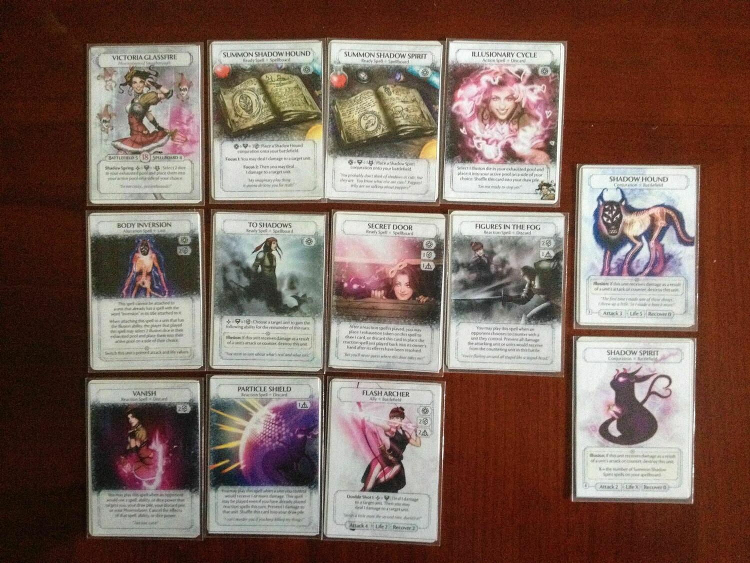 Ashes: La Duchesse de l'Illusion Cartes