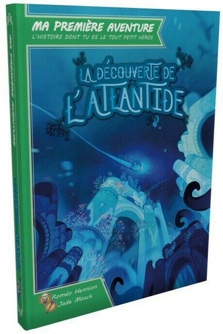 La Découverte de l'Atlantide Cover 3d