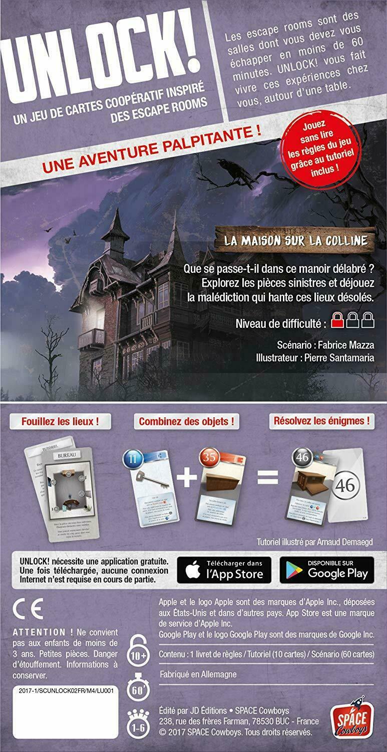 Unlock ! La Maison sur la Colline Back