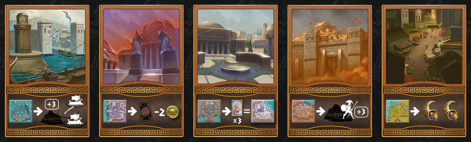 Cyclades: Titans Cartes