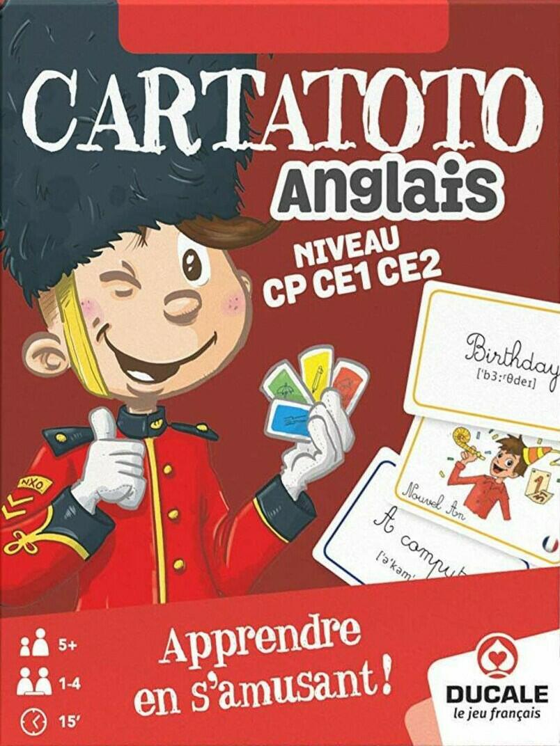 Cartatoto: Anglais - Niveau CP CE1 CE2 Cover