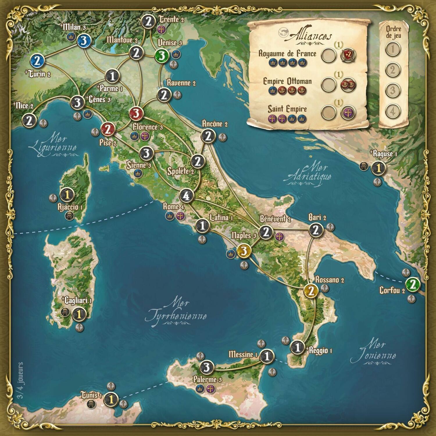 Virtù: L'Art de Gouverner Plateau