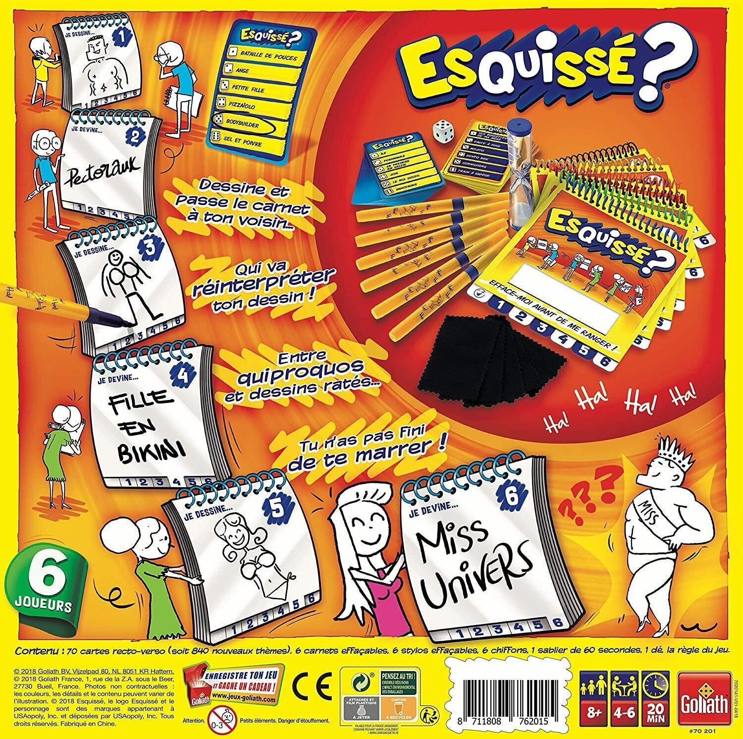 Esquissé ? 6 Joueurs Back