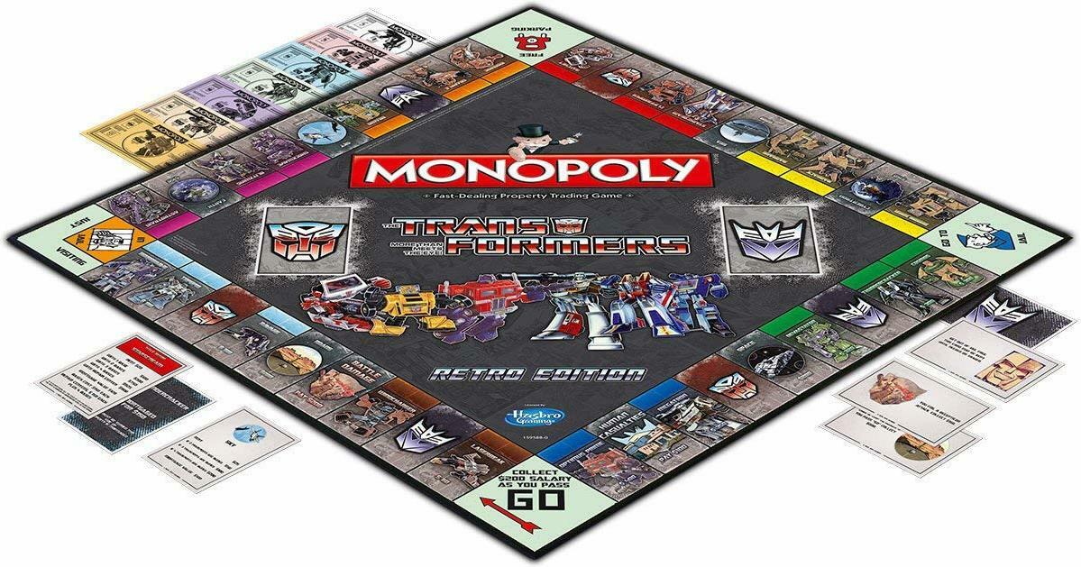 Monopoly: The Transformers - Retro Edition Plateau