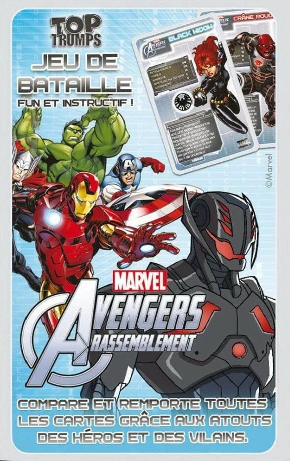 Top Trumps: Jeu de Bataille - Avengers Rassemblement Cover