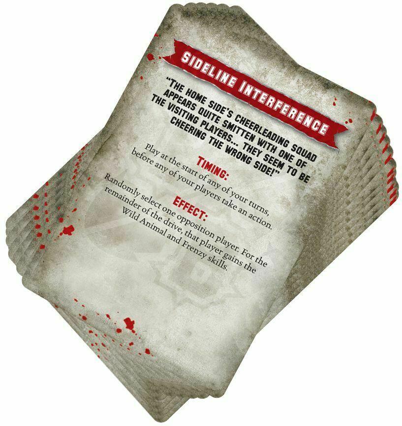 Blood Bowl: Le Jeu de Football Fantastique - Pack de Cartes d'Équipe - Équipe d'Elfes Noirs Cartes