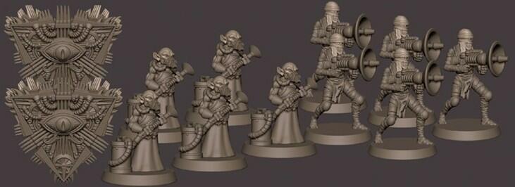 Requiem: Chevalier Vampire - Archéologistes Figurines