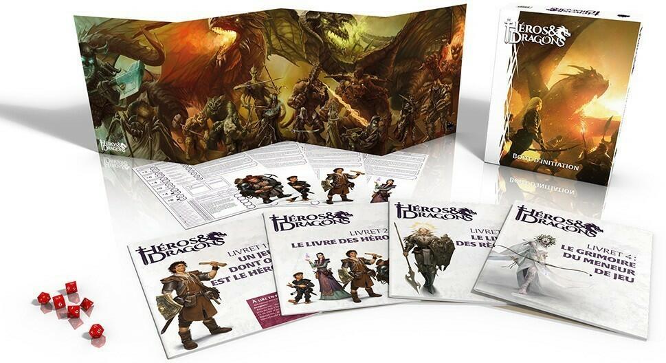 Héros & Dragons: Boîte d'Initiation Eclate