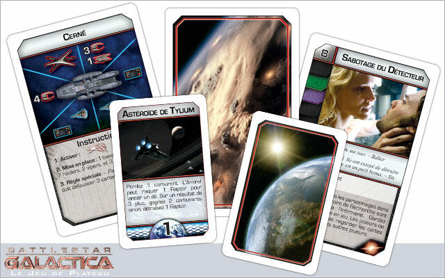 Battlestar Galactica: Le Jeu de Plateau Cartes