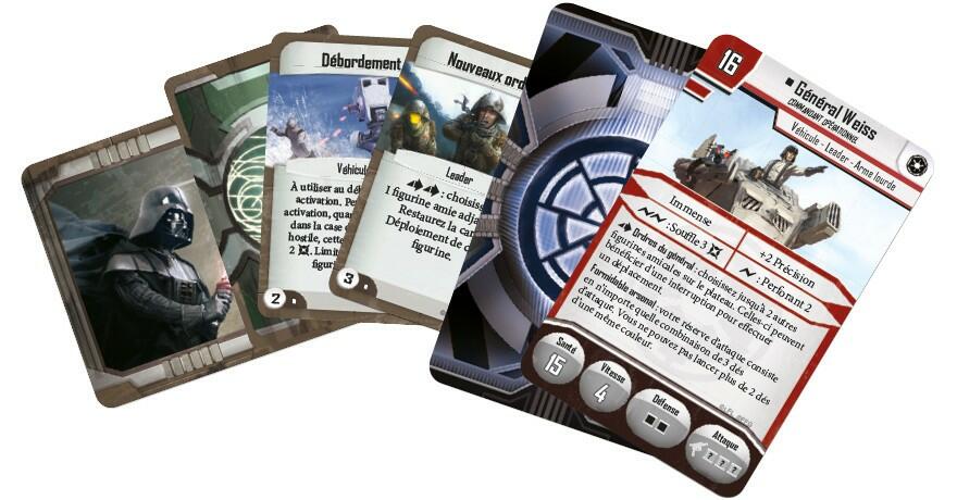 Star Wars: Assaut sur l'Empire - Général Weiss Cartes