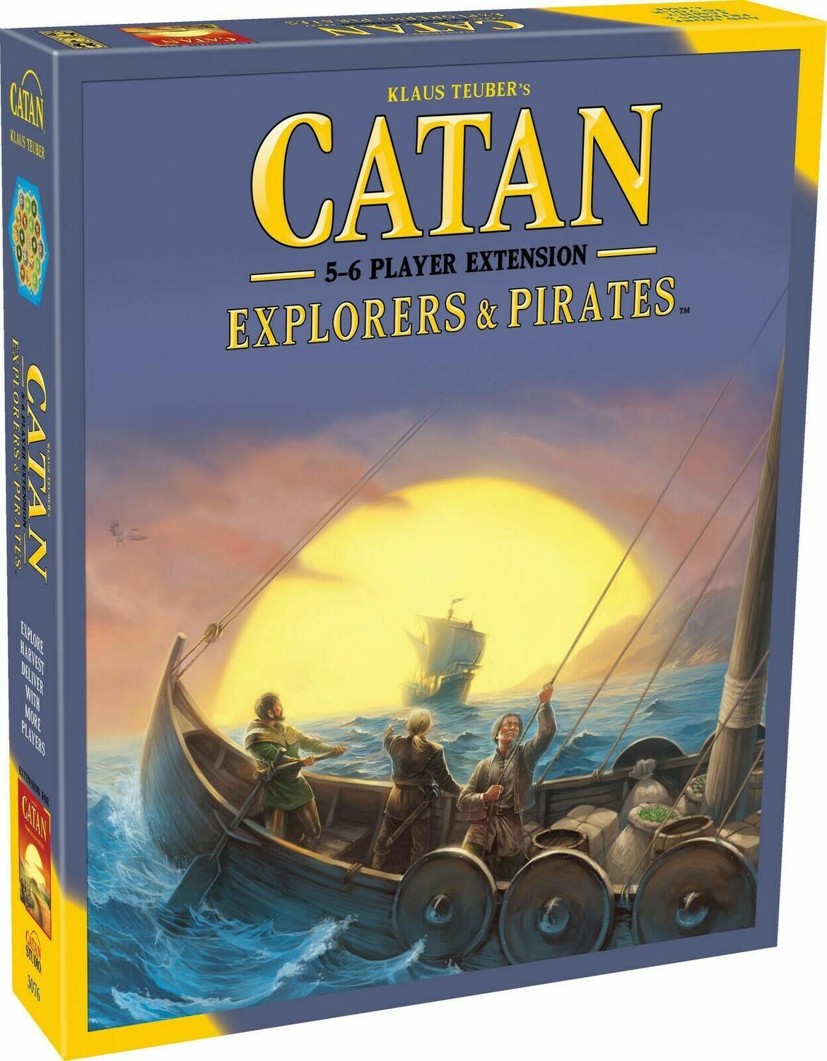 Catan: Explorers & Pirates - 5-6 Player 2015 Cover 3d