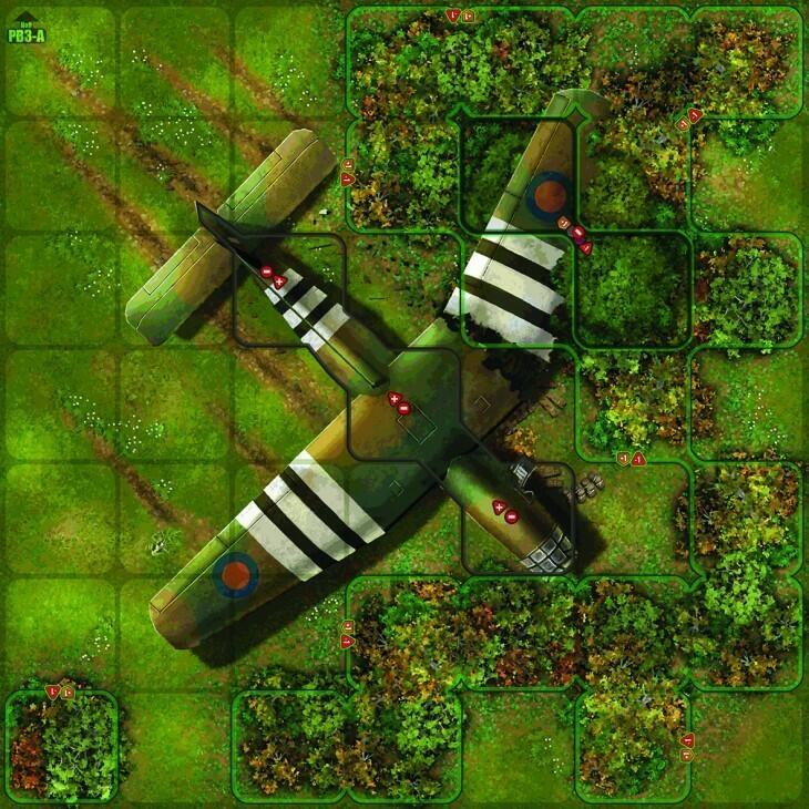 Heroes of Normandie: Pegasus Bridge Tuiles