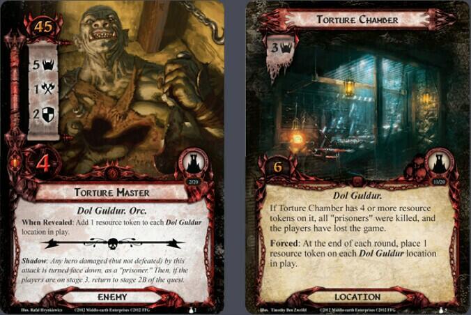 Le Seigneur des Anneaux: Le Jeu de Cartes - Deck Cauchemar - Évasion de Dol Guldur Cartes