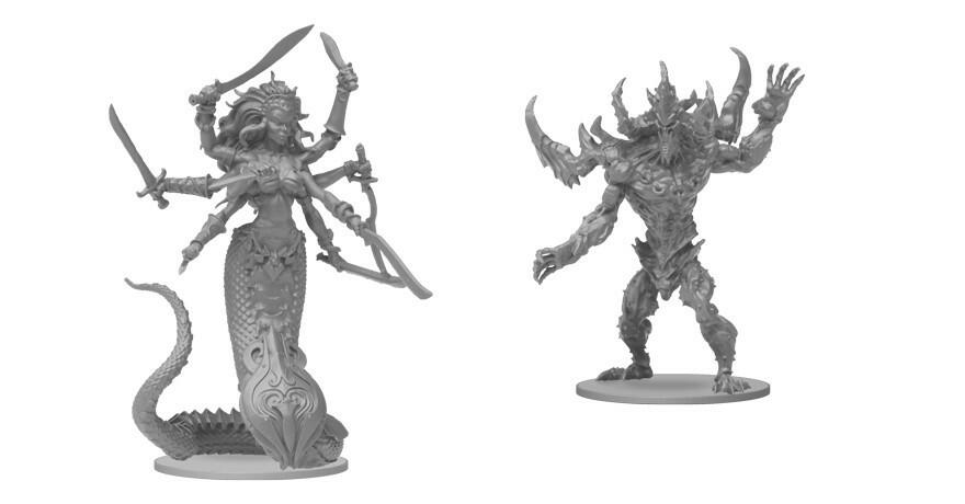 Massive Darkness Figurines