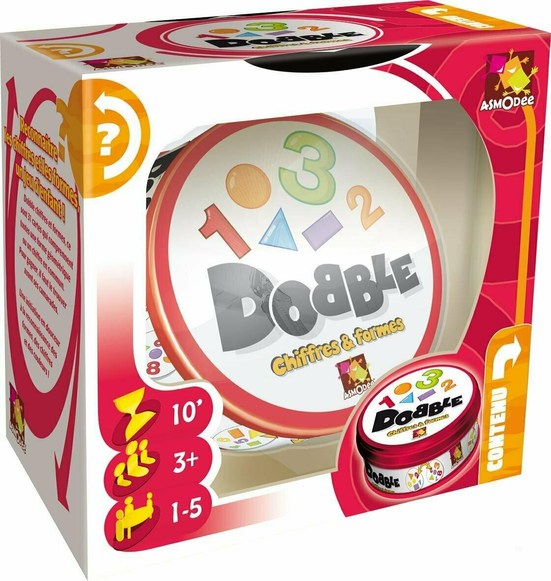 Dobble: Chiffres et Formes Cover 3d