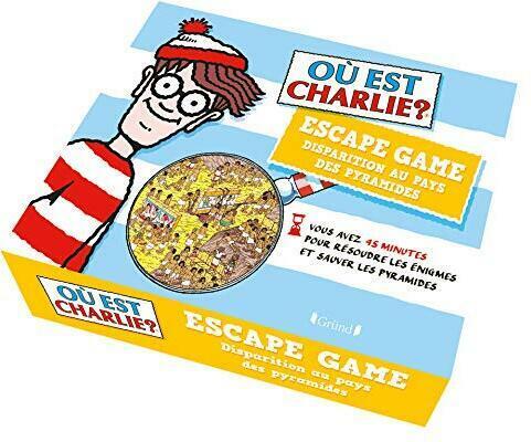 Escape Game: Où est Charlie ? Disparition au Pays des Pyramides Cover 3d