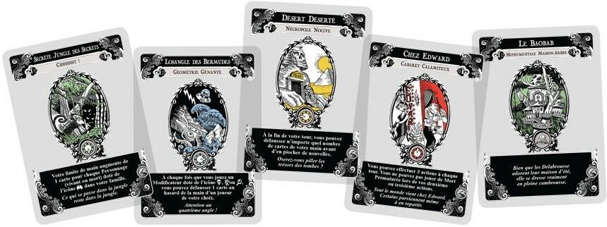 Gloom: Expéditions Malchanceuses Cartes